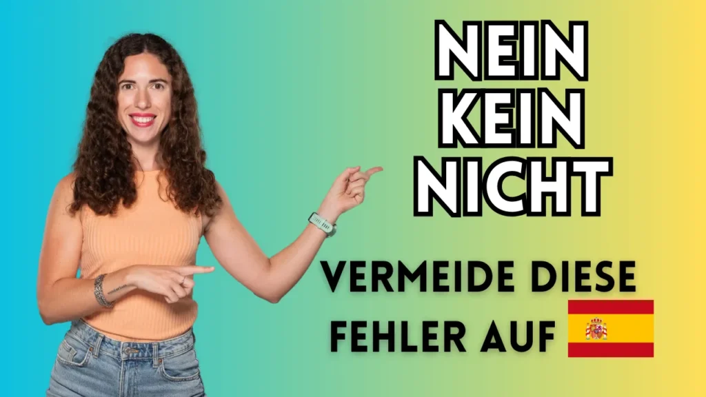 verneinung spanisch ningun ninguna