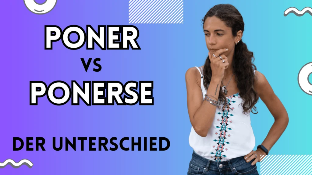poner ponerse unterschied