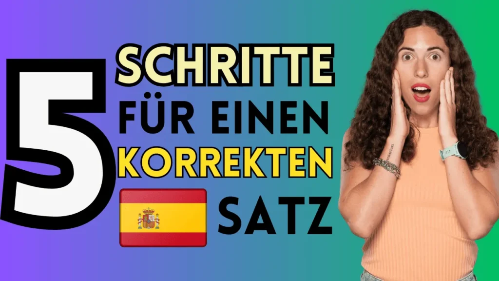 spanisch satzbau
