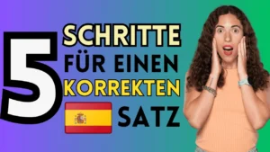 spanisch satzbau