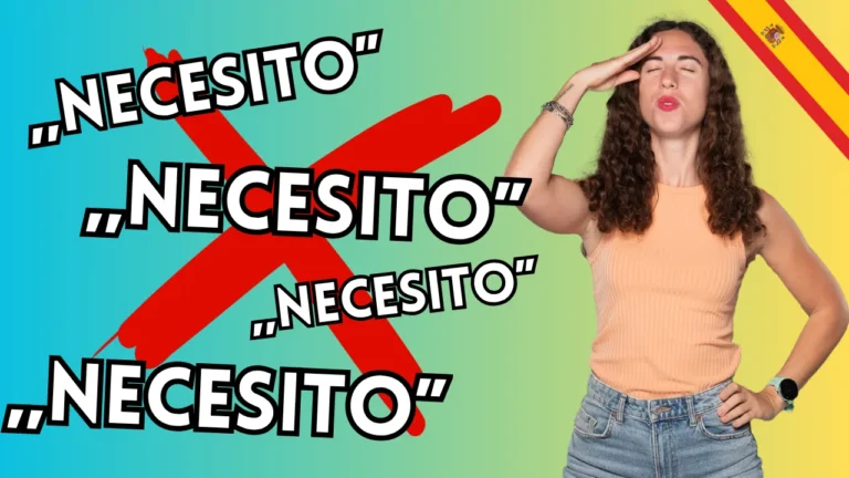 was bedeutet necesito spanisch